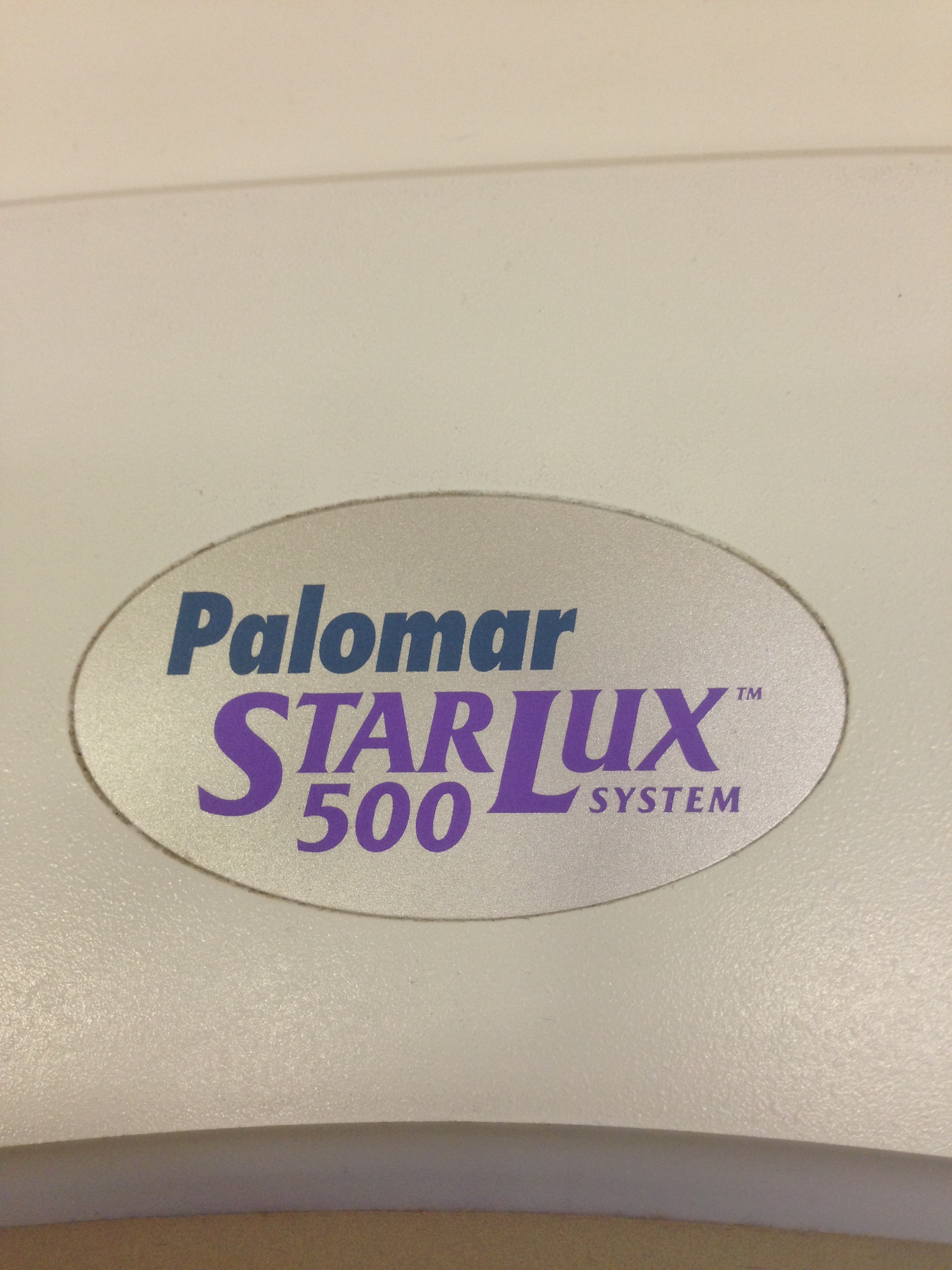 2008 Palomar Starlux 500 with 4 Handpieces: LuxRs, LuxY, MaxG, Lux1540